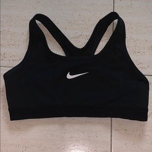 Nike Black sports bra